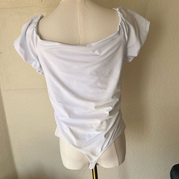 Free People Intimately FP Bodysuit In White, NWT, see measurements for size. - Picture 3 of 11